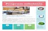INSTYTUT SADKIEWICZA 12 CZERWCA 2016 Program szkolenia · kulinarne w zależności od przeznaczenia w kuchni. Rosoły ... Abc mikrobiologii ciasta i kwasu piekarskiego Metody prowadzenia