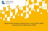 Regionalny Program Operacyjny na lata 2014-2020 ...forumcyfryzacji.pl/.../2017/08/6_Prezentacja-cyfrowe-lubelskie_RPO.pdfRegionalny Program Operacyjny na lata 2014-2020 Departament