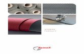 Stoffe fabricS - BemaX-Systems GmbH · red / grey DiN 4102 (m1, b1) schwarz / grau black / grey DiN 5510-2 (05/09) DiN 4102 (m1, b1) ... Blickdicht Blackout PVc PVc 400 g/m 2 400