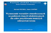 KNT_2008 - Wyznaczanie Warunkow Atmosferycznych na ...geosystems.com.pl/upload/zalaczniki/KNT_2008 - Wyznaczanie Warunkow... · Wynik obserwacji radiolokacyjnej wykonanej w Gda ńsku.
