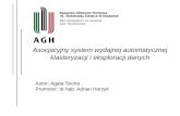 Asocjacyjny system wydajnej automatycznej klasteryzacji i ...home.agh.edu.pl/~horzyk/pracedyplom/2017 ASocha-prezentacja.pdf · Zastosowane rozwiązanie. 4. Omówienie uzyskanych
