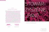 Stowarzyszenie PANT StoWAR- ZYSZEnIEwarsaw.czechcentres.cz/.../3/2721/pant-informacje-o-stowarzyszeniu.pdf · Opona o. p. s. (Kurtyna, OPP), Památník Terezín (Muzeum w Terezinie).