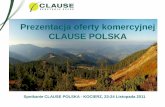 Prezentacja oferty komercyjnej CLAUSE POLSKA · Prezentacja oferty komercyjnej CLAUSE POLSKA Spotkanie CLAUSE POLSKA - KOCIERZ, 23-24 Listopada 2011 . KAPUSTA BIAŁA . KAPUSTY BIAŁE