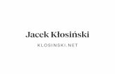 Jacek Kłosi ski - klosinski.net · tyle osób jest w stanie poprawnie określić ile czasu zajmie im zadanie . Zarządzanie sobą w czasie jest trudne :) Czasem nie da się zarządzać.