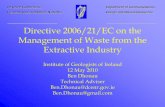 An Roinn Cumarsáide, Department of Communications ...igi.ie/assets/files/Directives Seminar/4_B Dhonau_Extractive.pdf · Fuinnimh agus Acmhainní Nádúrtha Energy and Natural Resources