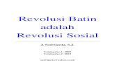Revolusi Batin adalah Revolusi Sosial · berbagai aliran spiritualitas, teologi, dan berbagai gerakan kerohanian yang masih kental didominasi intelek, termasuk dalam Buddhisme- ...