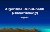 Algoritma Runut-balik (Backtracking) - Official Site of MAUKAR - …maukar.staff.gunadarma.ac.id/Downloads/files/46051/... · PPT file · Web viewDengan metode runut-balik, kita