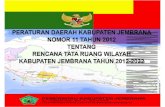 TENTANG - jembranakab.go.id RTRW Kabupaten... · tentang Desa Pakraman (Lembaran Daerah Propinsi Bali Tahun 2001 Nomor 29, Seri D Nomor 29) sebagaimana telah diubah dengan Peraturan