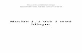 Motion 1, 2 och 3 med bilagor - sbc-beardedcollie.comsbc-beardedcollie.com/x/wp-content/uploads/2017/02/Bilaga-till... · gällande ”klolossningsprojektet” som SLU, NVH och UU