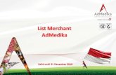 List Merchant AdMedika - pacificcross.co.id AdMedika Desember... · No Nama Merchant Sub Merchant Kategori Alamat Telepon Area Diskon/Promo 1 ... Bandung 0815 -7263 5033 Bandung ...