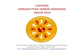 LAPORAN YAYASAN PITRA YADNYA INDONESIA TAHUN 2016pitrayadnya.com/page/main/download/legalitas?file=374eae274c188eb... · WILAYAH PELAYANAN SAMPAI 2017 • DKI JAKARTA • DEPOK •
