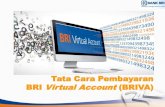 Tata Cara Pembayaran BRI Virtual Account (BRIVA) · kartu anda masukan kartu atm bri 2 please insert your card pembayaran briva pada atm bri. pt bank rakyat indonesia bahasa indonesia