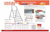 STELLA Scala alluminio Domestica Domestic aluminium ladder ... · 2,13 2,37 1,28520 0,06 0,07 0,09 0,10 0,12 0,14 ... Art. 2 STELLA BASIC Scala domestica leggera e resistente in alluminio,