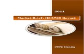 Market Brief : HS 5705 Karpet - itpc.or.jpitpc.or.jp/wp-content/uploads/2012/08/Market-Brief-ITPC-OSAKA-2011... · Potensi Ekspor HS 5705 Indonesia ke Jepang Tahun 2010 17 Tabel 2.5.