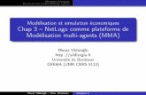 Modélisation et simulation économiques Chap 3 – NetLogo ... · Structure d’un modèle NetLogo typique Modélisation et simulation économiques Chap 3 – NetLogo comme plateforme