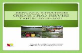 RENCANA STRATEGIS (RENSTRA) REVISI - Selamat Datang … · Revisi Renstra DLH 2016-2021 I-3 Rencana Strategis Tahun 2016 – 2021 merupakan salah satu upaya Pemerintah Kabupaten Bandung