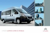 CITROËN JUMPER COMBI ÉS MINIBUS · Magabiztosságot sugárzó hűtőrácsával, vonzó és esztétikus megjelenésével a Citroën Jumper Combi élvezetes utazá-sokat, maximális