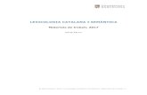 LEXICOLOGIA CATALANA I SEMÀNTICA - diposit.ub.edudiposit.ub.edu/dspace/bitstream/2445/112083/1/2016-17_LEXSEM... · © Núria Alturo, 2017. Lexicologia Catalana i Semàntica. Materials