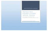 RENSTRA PENELITIAN 2016-2020 - lppm.umsida.ac.id · Sebagai sebuah institusi pendidikan yang berorientasi jauh ke depan, UMSIDA melakukan pentahapan pengembangan dengan susunan target