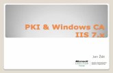 PKI & Windows CA IIS 7 - cs.vsb.cz · HSM (Host Security Modul) – „černá skříňka s výbušninou“) Certifikáty a certifikační autority ... (IIS) FTP Service enables the
