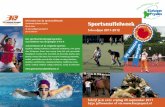 SPORTSNUFFELWEEK - kiesjesport.nl · SPORTSNUFFELWEEK activiteitenaanbod Hallo jonge sporter, Sporten is gezond! Voor kinderen geldt dat je minimaal 60 minuten per dag moet bewegen
