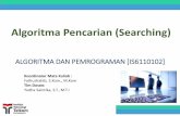 Algoritma Pencarian (Searching) - yudha.dosen.ittelkom-pwt ...yudha.dosen.ittelkom-pwt.ac.id/wp-content/uploads/sites/73/2018/10/...•Hasil atau keluaran dari persoalan pencarian