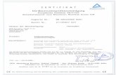 Zertifikat EG-Baumusterprüfbescheinigung MOVISAFE® UCS..B ... · ZERTIFIKAT TÜVRheinland EG-Baumusterprüfbescheinigung Europäische Richtlinie 98/37/EG Sicherheitsbauteil nach