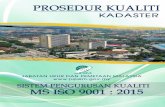 SALINAN TIDAK TERKAWAL - jupem.gov.my · Stesen Tanda Rujukan Ukur Kadaster ... 4.4 Permohonan Ukur (PU) ... m. Lakukan proses penghantaran kerja ke KCSK.
