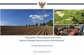 “Kebijakan Pemerataan Ekonomi - ekon.go.id · Pancasila sebagai dasar Negara Kesatuan Republik Indonesia khususnya pada sila ke (3) Persatuan Indonesia dan sila ke (5) Keadilan