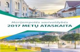Marijampolės savivaldybės 2017 metų ataskaita · tas, kam nukreiptas spręsti, koks priimtas sprendimas. Visi gyventojai kviečiami taupyti savo laiką ir užsisakyti Marijampolės