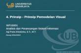4. Prinsip - Prinsip Pemodelan Visual - Universitas Brawijaya · 4. Prinsip - Prinsip Pemodelan Visual SIF15001 Analisis dan Perancangan Sistem Informasi Agi Putra Kharisma, S.T.,