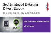 Self Employed E-Hailing Drivers Survey - DAP Malaysia E-Hailing... · Self Employed E-Hailing Drivers Survey ... Tambang untuk setiap kilometer adalah terlalu rendah. Ini tidak setimpal
