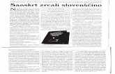 Slovenscina in sanskrt - Antropozofija zrcali slovenscino.pdf · Title: Slovenscina in sanskrt Created Date: 4/30/2013 1:19:27 PM