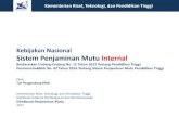 Kebijakan Nasional Sistem Penjaminan Mutu Internallpm.umi.ac.id/asset/files/Kebijakan_Nasional_SPMI_2017.pdf · Pangkalan Data Pendidikan Tinggi (PD Dikti) Sistem Penjaminan Mutu