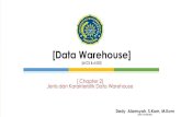 [Data Warehouse] - wafasa.files.wordpress.com · Kata operasional disini merupakan database yang diperoleh dari kegiatan sehari-hari. Data warehouse dibuat lebih dari ... subjek-subjek