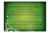 Perkembangan Ilmu Qiraat di Malaysia dan Keperluannya di ... Ilmu Qiraat... · Quran wal Qiraat sebagai salah satu unit di BAHEIS. ... Microsoft PowerPoint - Perkembangan Ilmu Qiraat