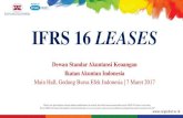 IFRS 16 Leases - iaiglobal.or.id IAI_Sosialisasi... · IFRS Standards atau US GAAP diperkirakan memiliki US$3.3 triliun ... Entitas disyaratkan untuk memberikan informasi yang membuat