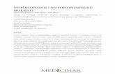 MITOHONDRIJ I MITOHONDRIJSKE BOLESTI - Medicinarmedicinar.mef.hr/assets/arhiva/mitohondrij.pdf · molekula između citosola i ostalih staničnih organela kao npr. endoplazmatskog