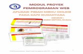 1 STMIK Pranata Indonesia - Modul Proyek Pemrograman Web ... · STMIK Pranata Indonesia - Modul Proyek Pemrograman Web 2019 – Zaeni Miftah, M.Kom Langkah-langkah Membuat Database