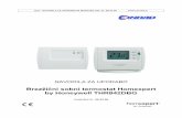 Brezžični sobni termostat Homexpert by Honeywell THR842DBG · Sobni termostat popolnoma enostavno vklaplja in izklaplja ogrevalni sistem glede na potrebe. Pri tem naprava meri temperaturo