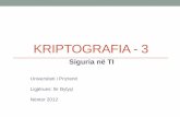 KRIPTOGRAFIA - 3 - naserkastrati.weebly.comnaserkastrati.weebly.com/uploads/3/...siguria_ne_ti-kriptografia_3.pdf · Ushtrime (linux&MD5) •Në Linux: Hapeni VM, dhe krijoni një