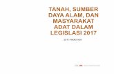 TANAH, SUMBER DAYAALAM, DAN MASYARAKAT ADAT …epistema.or.id/download/Siti_Fikriyah--TANAH_SUMBER_DAYA_ALAM_DAN... · diketahui bahwa hak sewa lahan pertanian bertentangan dengan