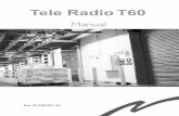 Tele Radio T60 - abc-mikrotrans.hr · DK SE NL ES FR DE GB US NO SE NL ES FR DE GB US NO DK Systemschalter (A1): Mit (A1) in Position ON kommuniziert der Sender mit dem System T60