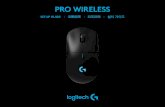 PRO WIRELESS - logitech.com · 1 A wireless receiver attached to the USB adapter can be found in the accessory box Plug one end of the cable into your PC, and the other end into the