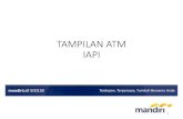 TAMPILAN ATM IAPIiapi.or.id/uploads/article/71-Pembayaran-menggunakan-Virtual... · •Ketik nomor PIN kartu ATM, kemudian tekan ENTER •Pilih menu BAYAR/BELI •Pilih menu MULTIPAYMENT