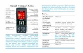 Kenali Telepon Anda · 2007-03-26 · Buku telepon Masukkan nomor telepon dan tekan L untuk menyimpan. ... fungsi yang terkait dengan tombol-tombol ini beragam ... Agenda Tekan +