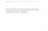 Nationella rekommendationer fo r ... - Mikrobiologi.net · Bensylpenicillin 3gx4 iv + kinolon (levofloxacin 750mgx1 iv/po eller moxifloxacin 400mgx1 iv/po) Överväg tillägg av aminoglykosid