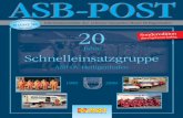 Jahre Schnelleinsatzgruppe - asb-heiligenhafen.com Heiligenhafen/Images/ASB_Post... · farbene Kombis mit der Aufschrift ,,Schnelleinsatz-gruppe“, bzw. Funktionsbezeichnungen wie