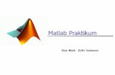 Matlab Praktikum - Fakultät für Mathematik:: Fakultät für … · 2016-09-20 · Matlab Praktikum Dipl.-Math. ... Teil 2 Vertiefter Umgang mit Matlab Teil 3 Funktionen in Matlab