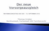 Thomas Grütter Rechtsanwalt, Fachanwalt SAV Familienrecht · berechtigten Ehegatten zugesprochen wurde, so wird der Rentenanteil nach Artikel 124a Absatz 2 ZGB umgerechnet und dem